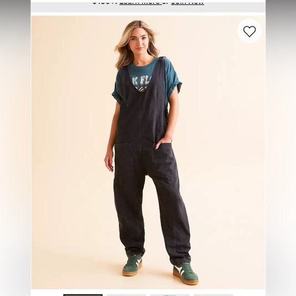 Free People Pants - Free people High Roller Overall Denim Jumpsuit